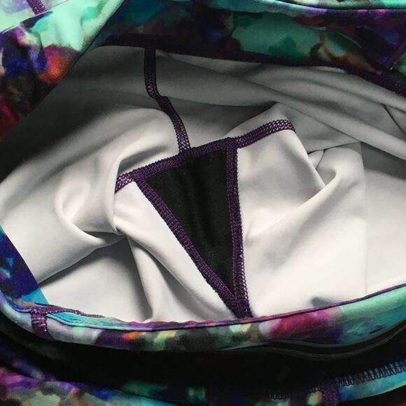 Athleta Leggings Floral Fade Sonar Capri Women's XS Activewear Workout‎ Pants - Picture 14 of 15